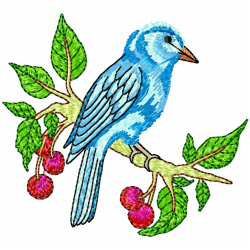 Small Birds Embroidery Design 3